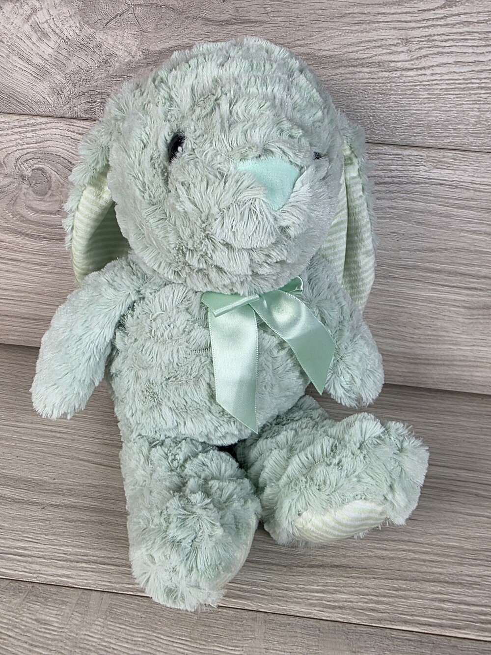 Walgreens Plush Bunny Rabbit Stuffed Animal Light Mint Green Corduroy Ears SU13